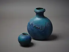 Two vases by Graeme Storm, sold Mar 2023