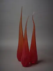 Katie Brown, Whisper II, three blown glass forms