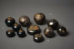 Patti Meads, Four Orb vases