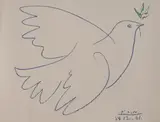 Pablo Picasso, Dove, screenprint