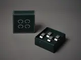Stelton, Two sets of four napkin rings, in original boxes