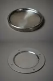 Stelton, Serving platter, together with two further aluminium trays