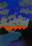 Michael Smither, Back Beach Red, silkscreen print, 1/45