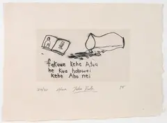John Pule, Atua, lithograph, 26/30