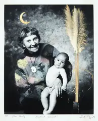 Sally Tagg, Perpetual Renewal, hand-coloured black and white photograph, A/P