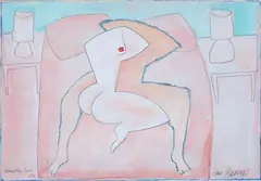Paul Radford, Honey Moon Suite VIII, mixed media on paper