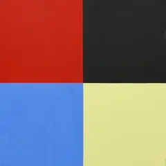 Richard Thompson, Square Painting IV (1992), acrylic on linen