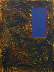James Ross, Your Voice in My Ear, oil & wax on paper