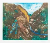 Gary Tricker, Arawata Bill and His Horse, etching, 2/36