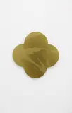 Max Gimblett, Remembrance, silkscreen on lacquered brass quatrefoil