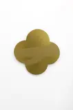 Max Gimblett, Remembrance, silkscreen on lacquered brass quatrefoil