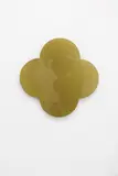 Max Gimblett, Remembrance, silkscreen on lacquered brass quatrefoil