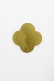 Max Gimblett, Remembrance, silkscreen on lacquered brass quatrefoil