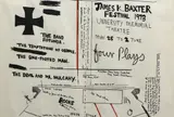 Colin McCahon, James K Baxter Festival 1973, lithograph