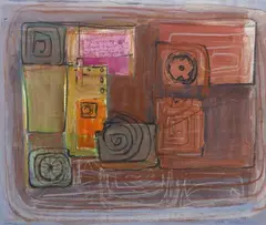 Jan Nigro, Pioneer, mixed media on paper