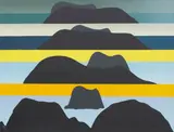 Michael Smither, Four Views of Back Beach, screenprint, 14/31