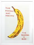 David Shrigley, The Moment Has Arrived (2019), screenprint on 200g Munken Lynx paper, open edition