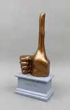 David Shrigley, Really Good (2016), painted cast polystone sculpture, 2023/3000