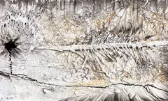 Untitled by James Robinson, mixed media on canvas, offered Feb 2023