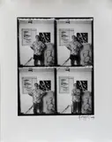 Self-portrait in his Studio by Dick Frizzell, gelatin silver print, sold Feb 2023