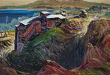 Herbert Harry Tornquist, Sunday at the Quarry, oil on board