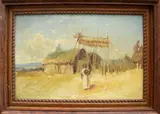 Ilene Stichbury, Outside the Pah, oil on canvas