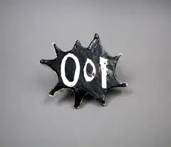 oof by Martin Poppelwell, glazed earthenware, sold Nov 2022