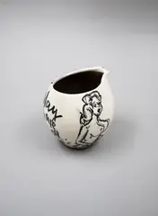 May I have the pleasure by Martin Poppelwell, glazed earthenware, sold Nov 2022