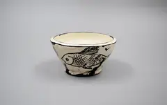 Fish Study by Martin Poppelwell, glazed earthenware, sold Nov 2022