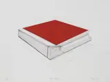 James Ross, Red Book, silkscreen print, 18/30