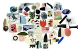 Richard Killeen, Destruction of the Circle, acrylic and collage on aluminium, 50 parts
