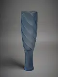 Ann Robinson, Spiral Vase, cast glass