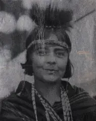 Brook Andrew, Portrait 40, mixed media on Belgian linen