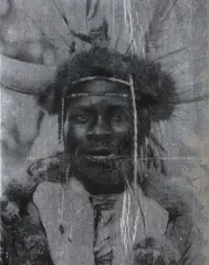 Brook Andrew, Portrait 31, mixed media on Belgian linen