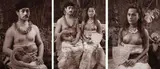 Ulugali’I Samoa - Samoan Couple by Shigeyuki Kihara, pigment prints mounted to aluminium (triptych), each from an edition of 25 (2004-2005), offered Nov 2022
