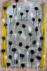 Stella Corkery, Trux, oil and spray paint on canvas