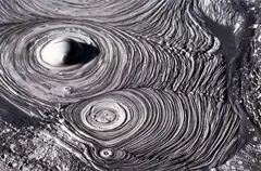 Untitled - Large Waiotapu Mudpool by Theodorus Johannes Schoon, cibachrome print, image circa 1966-68, sold Nov 2022