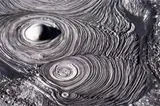 Untitled - Large Waiotapu Mudpool by Theodorus Johannes Schoon, cibachrome print, image circa 1966-68, sold Nov 2022