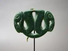 Theodorus Johannes Schoon, Pekapeka, carved greenstone