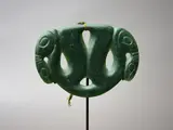 Theodorus Johannes Schoon, Pekapeka, carved greenstone
