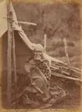 “Topine Te Mamaku” (100 years old) - Tawhata, King Country by Burton Brothers, albumen print, offered Oct 2022