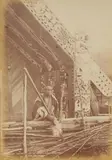 Burton Brothers, Te Hau Hau at Te Kuiti, King Country, albumen print