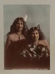 Arthur Iles, Georgia and Eileen “Twin Guides of Whaka”
