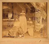 Elizabeth Pulman, The Guides to Terraces, Rotomahana, albumen print