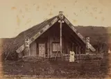 Burton Brothers, King Tawhiao’s Wharepuni, Te Kuiti, King Country