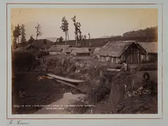 Burton Brothers, Scene of the Hursthouse Outrage, Te Kumi, King Country, albumen print