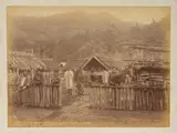 Burton Brothers, Village Scene, Koroniti (Corinth), Wanganui River