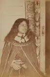 James Valentine, Māori Wahine, Mata, albumen print