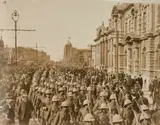 Photographer Unknown, Māori Battalion Marching, Europe