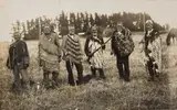 James Cowan, Māori Survivors of War: Te Wairoa Piripi (84), Hikiera te Rangi (84), Huihi Pou-Patate (70), Te Huia Raureti (70), Mahu Te Mona (90), te Wharerangi Parekawa (88), gelatin silver print